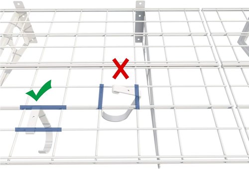 FLEXIMOUNTS 2-Pack Garage Shelving - 24"x72" Wall Storage Rack with Hooks | Classic White Finish