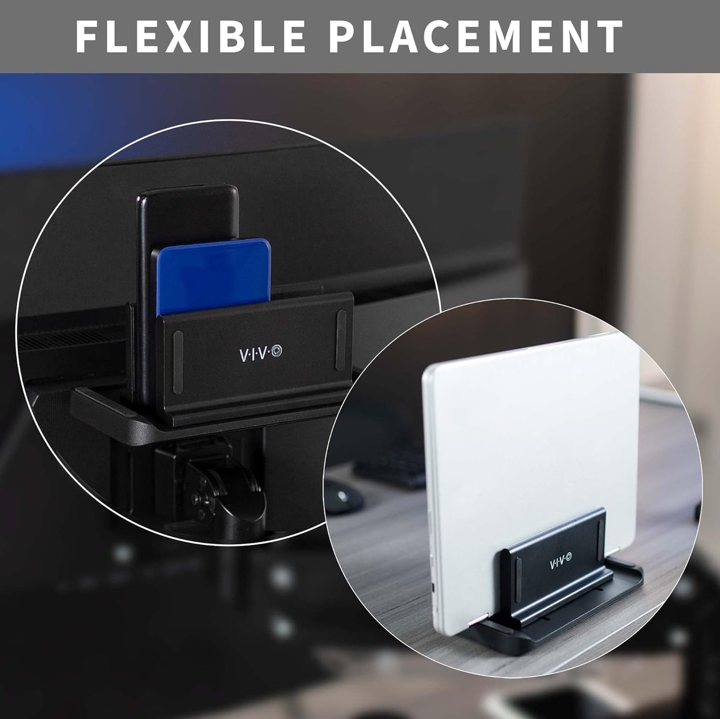 MOUNT-PC05M VIVO Multifunctional Adjustable Thin Client Mini PC Mount Bracket, CPU VESA Monitor Arm Computer Holder