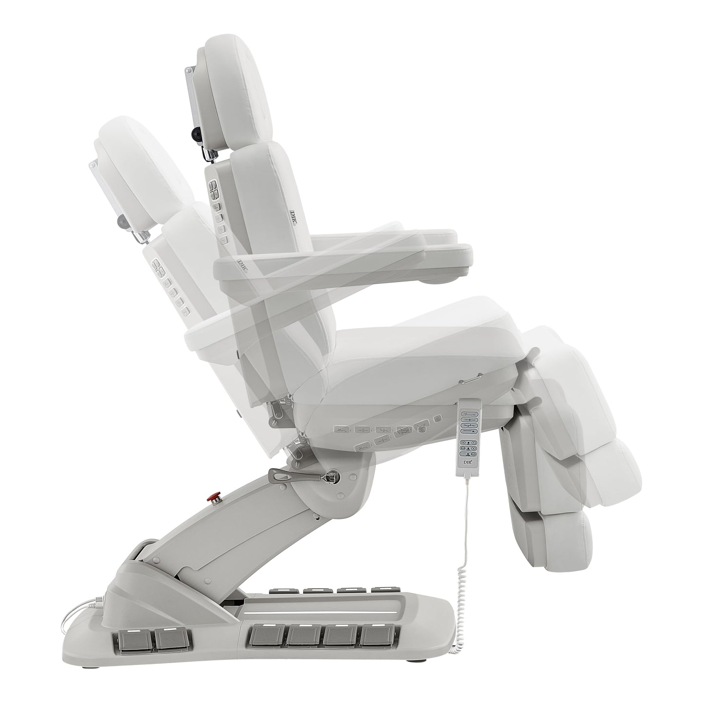 Beauty Spa Medical Treatment Chair 4 Motor Electrical Facial Medical Spa Tables with Rotating Seat AURORA
