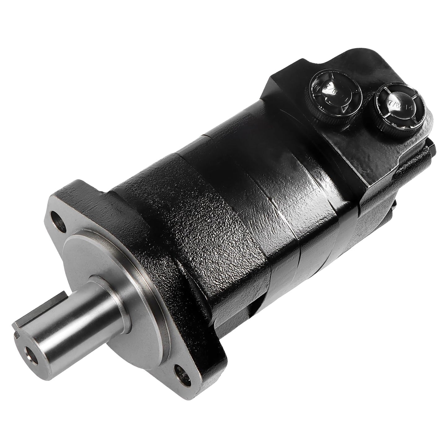 SINOCMP 104-1025-006 1041025006 104-1025 for Eaton Char-Lynn 2000 Series Hydraulic Motor, SAE A 2-Bolt Mount, 1.25 Inch Keyed Shaft, Geroler Design, Replacement for Agricultural & Industrial Equipment
