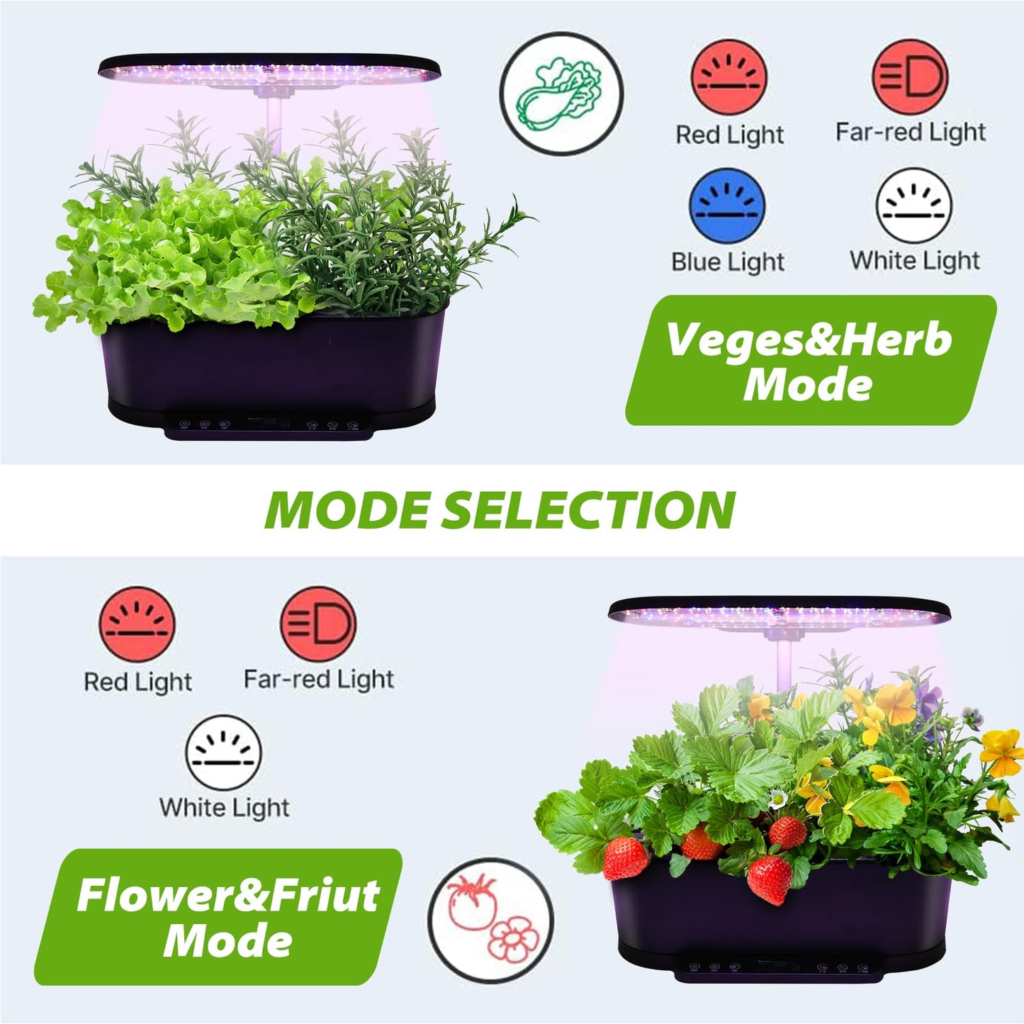 EAGLE PEAK Flex Ultra Compact 4x4 Pop-up Canopy with 15 Pods Hydroponics Growing System