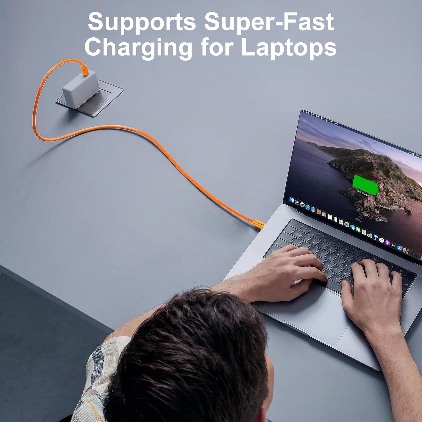 SHULIANCABLE 4 Cable,80Gbps 16K/8K 4/3, 3.3FT/1M) USB C Cable, USB Data Data Sync, Supports Displays,Compatible
