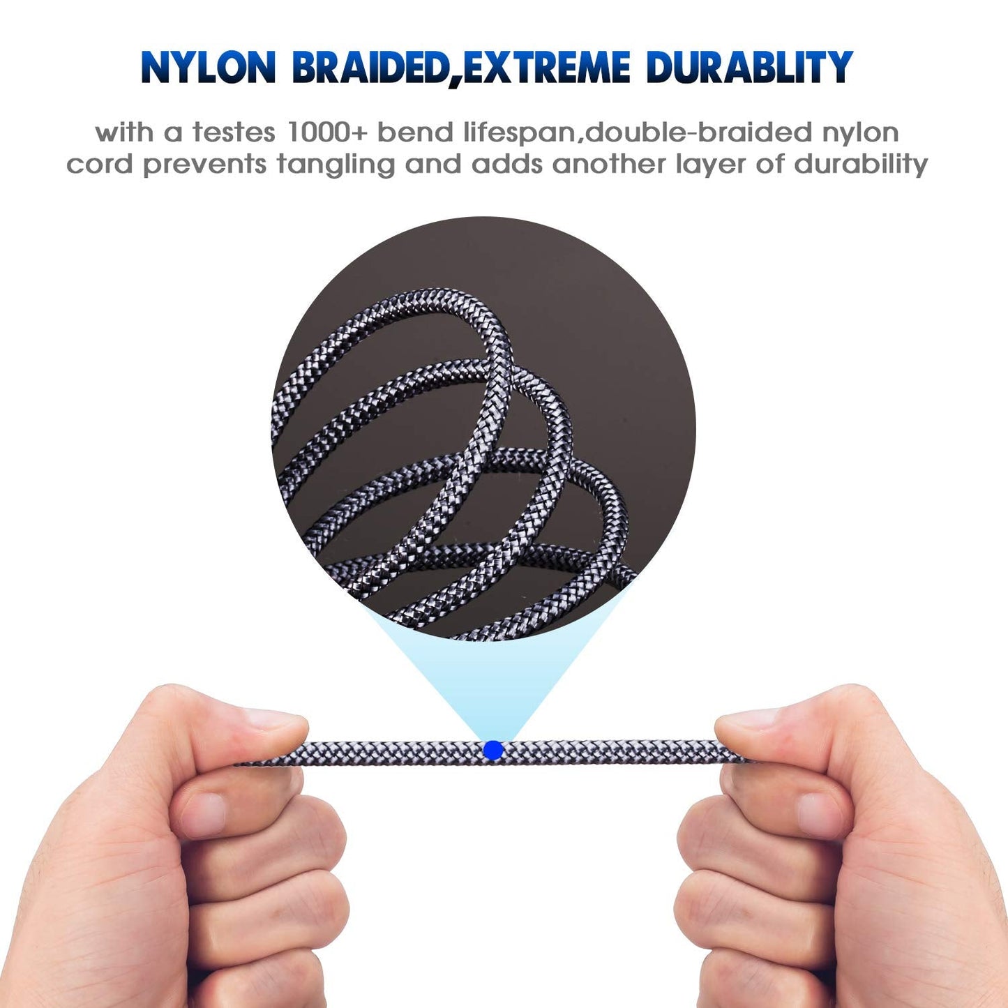 3.5mm 10Ft, (10Ft/3M, Tan QY Nylon Braided Aux Cable Audio Auxiliary Input Adapter Male to Male Cord for Headphones