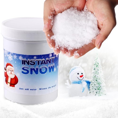 Instant Snow | Fake Snow Powder - Create 6-8 Gallons of Artificial Snow for Winter Decor & Crafts