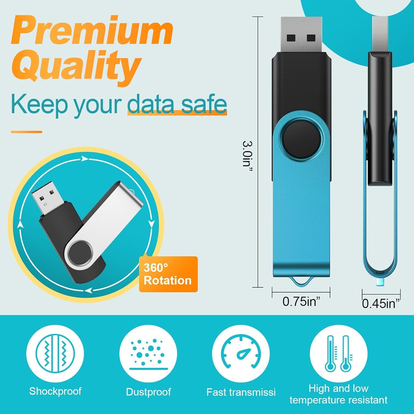 Kepmem 1GB 10 Pack 2.0 Multipack 1 Flash Drive USB Thumb Drives Bulk Pen Drives Multicolor Memory Stick GB Metal Swivel