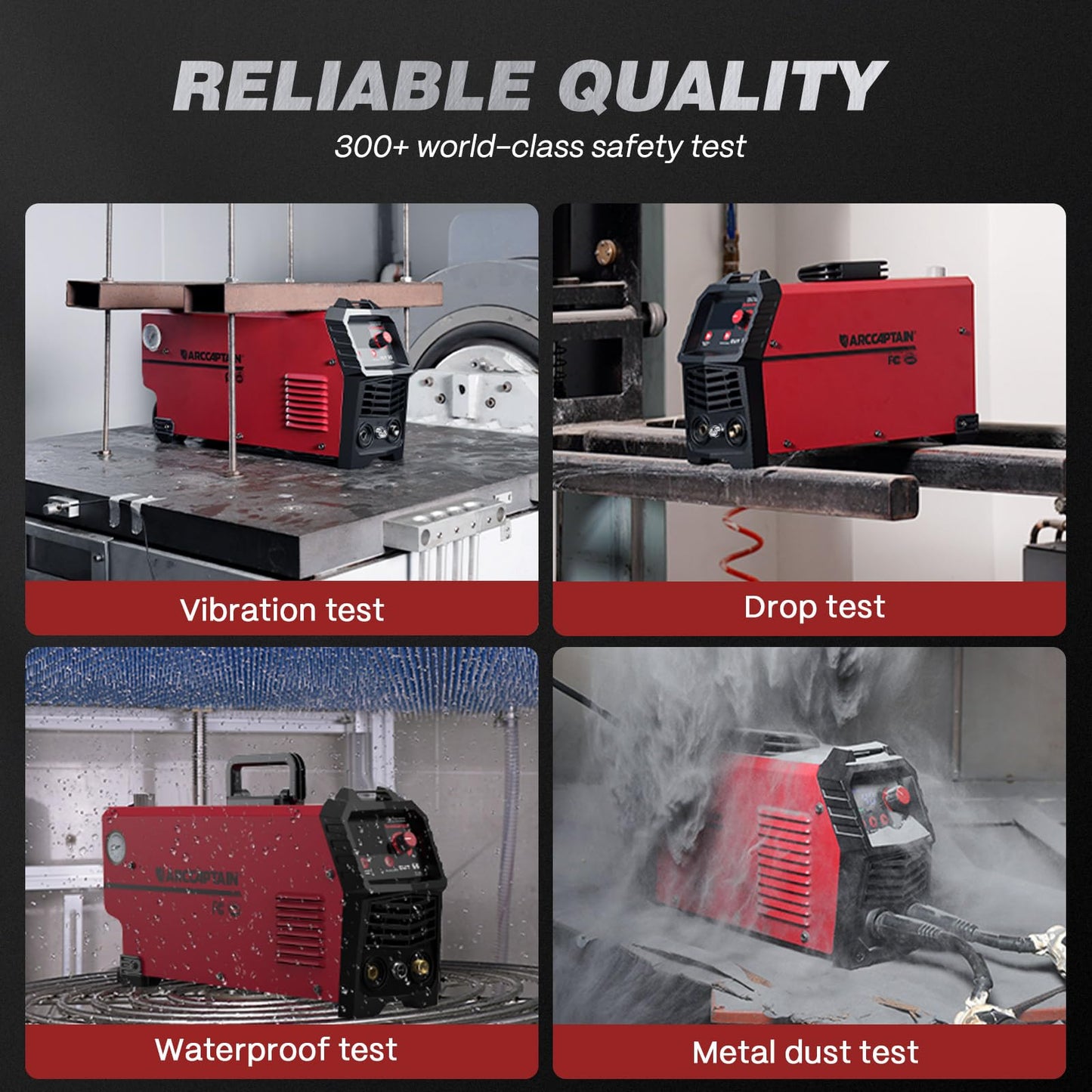 ARCCAPTAIN 50Amps Plasma Cutter and Intelligent Auto-Shade Welding Helmet