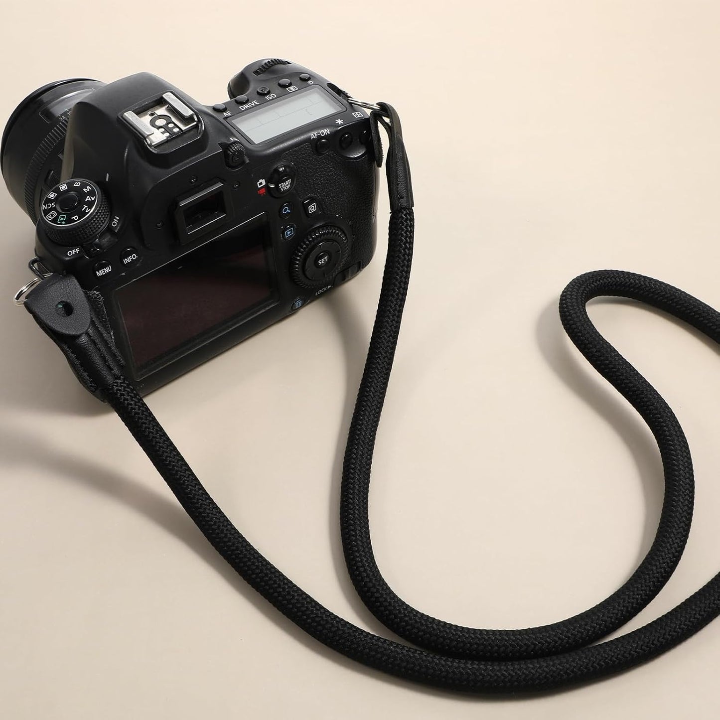 FdcZeyxior 105cm Rope Camera Strap, Camera Neck Strap, Nylon Climbing for Round Hole Interface DSLR SLR Mirrorless