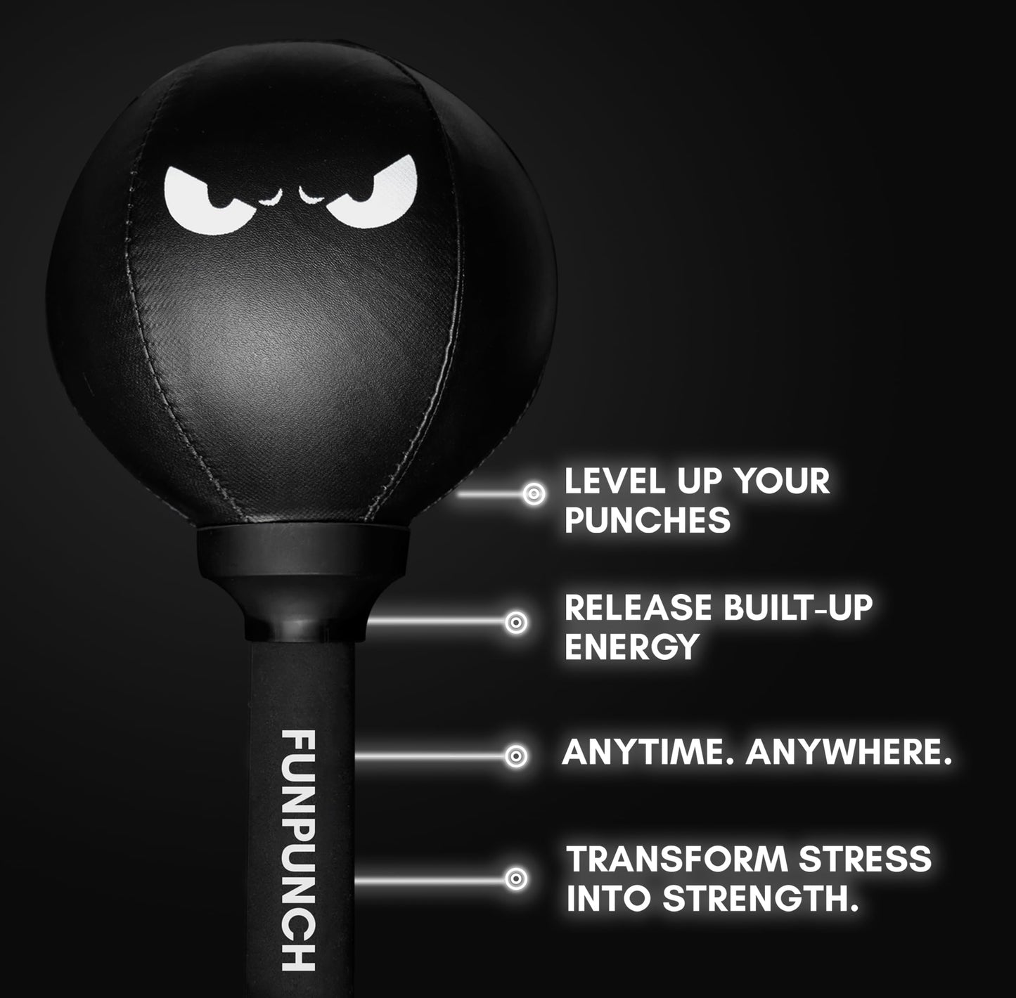 FUNPUNCH Rage Bag, Desktop Punching Bag | Desk Punching Bag Stress Relief, Fun Punch Rage Bag by Fun Punch Punching Bags