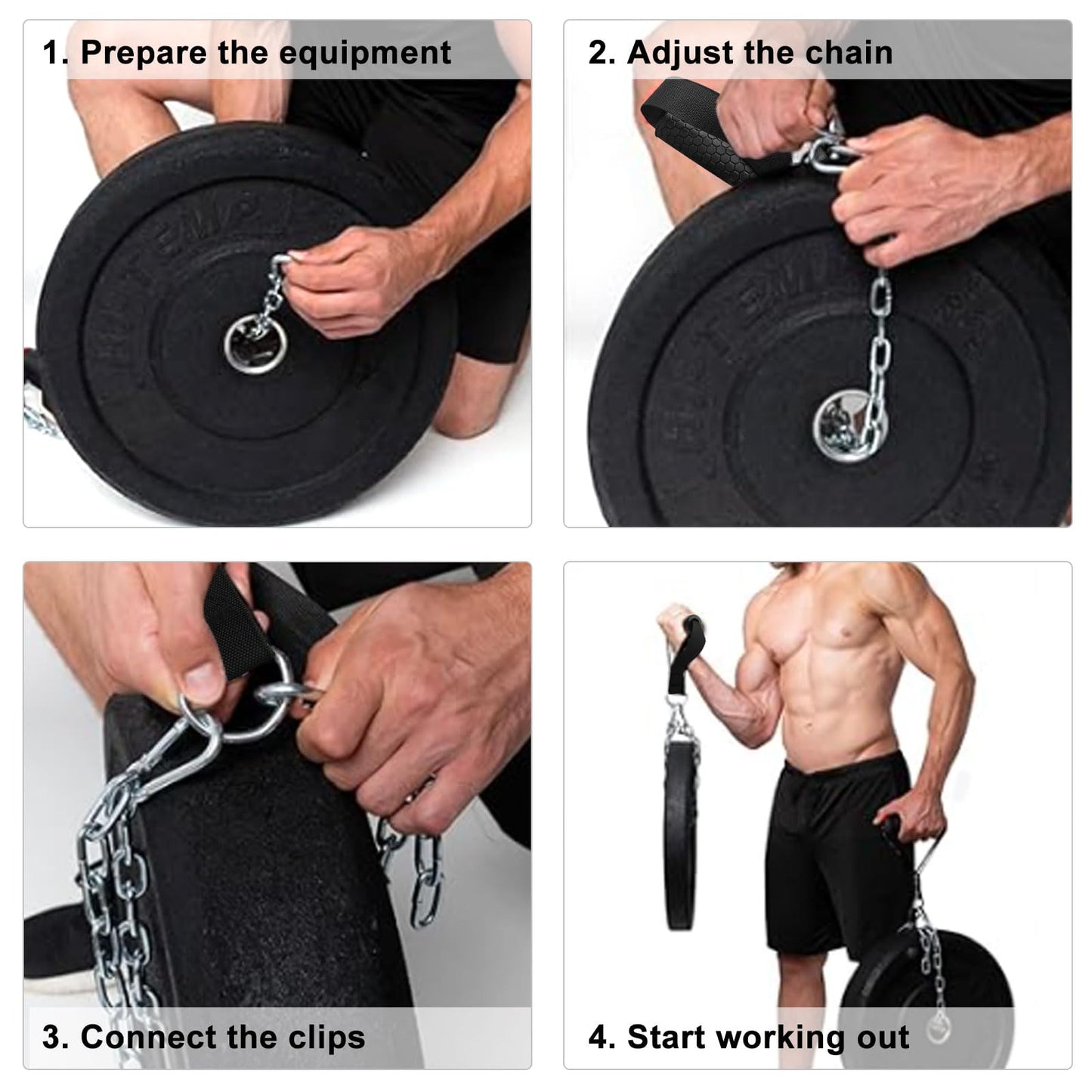 powerfeng Gym Farmers Walk Carry Handles: Portable Farmers Carry Handles for Grip Strength & Body Building Workouts for Home Gym