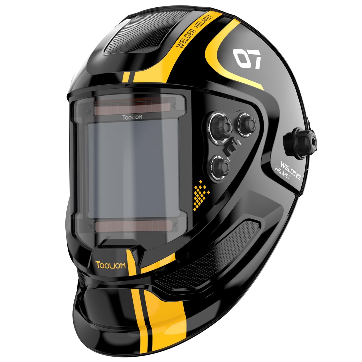 TOOLIOM MIG/TIG/CUT/Stick Welder 5 in 1 Welder & Large Viewing 3.94"x3.66" Welding Helmet