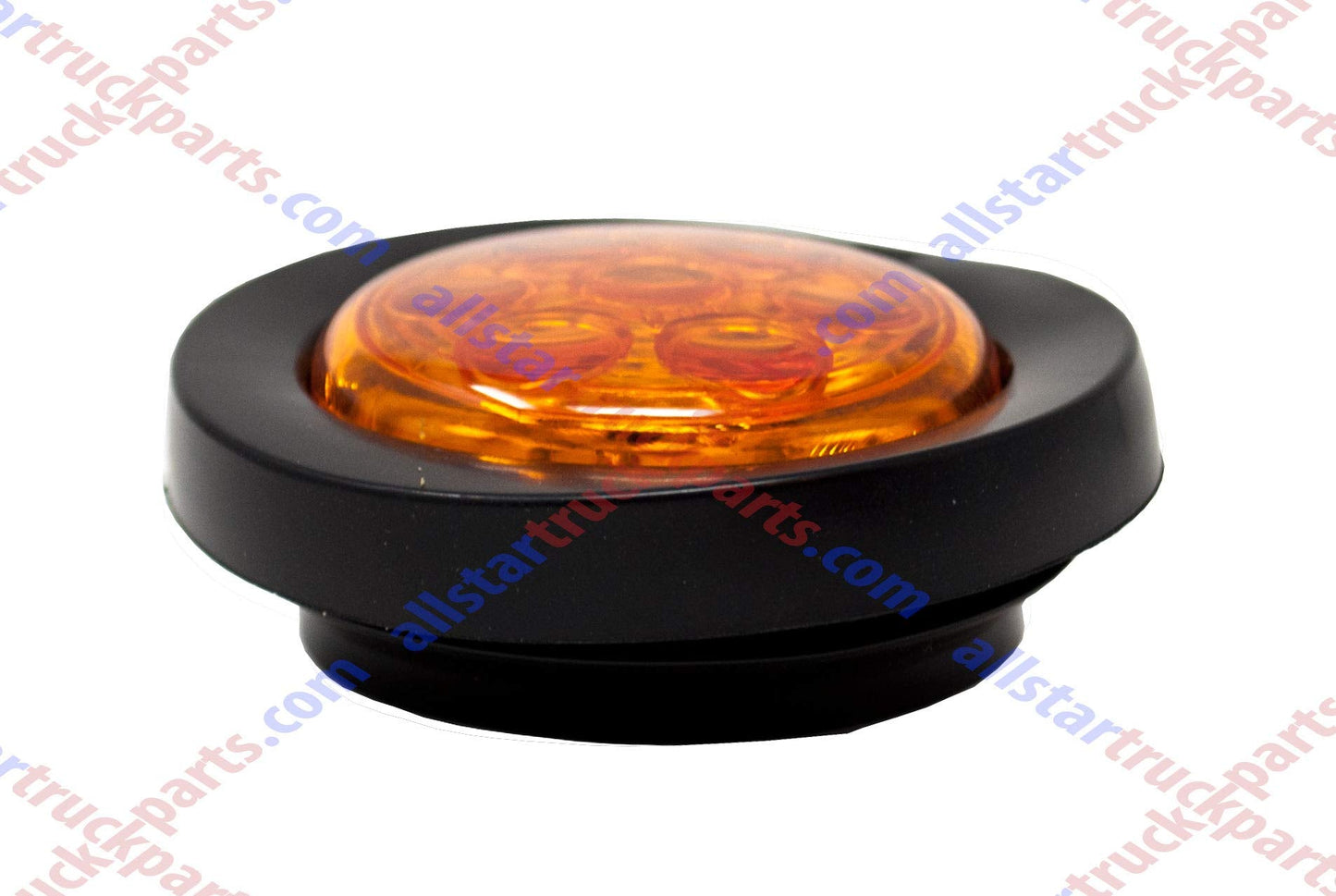 All Star Truck Parts 4pc LED Clearance Marker Lights 2in Amber Waterproof IP67 Model ASTP2056A4
