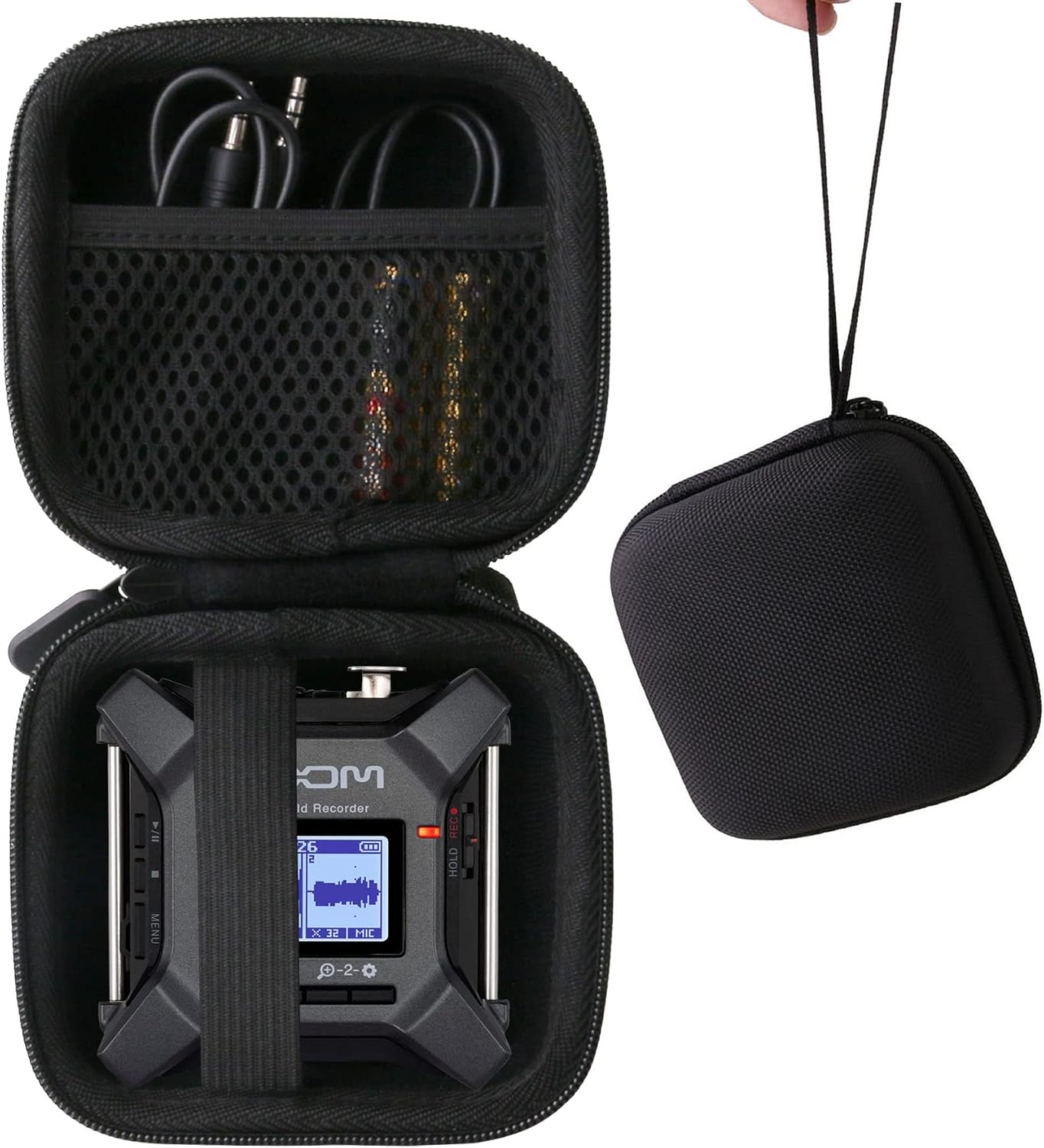F3/F1 WERJIA Hard Carrying Case Compatible with Zoom Field Recorder