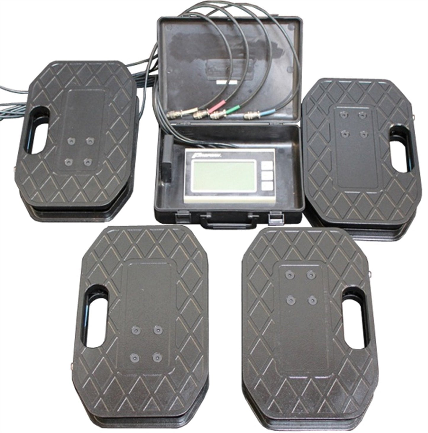 Proform 67650 Vehicle Scale System Kit with 14-1/2" x 9-1/2" x 2-1/2" 4-Scale Pads - 1,250 lbs. Capacity Per Scale