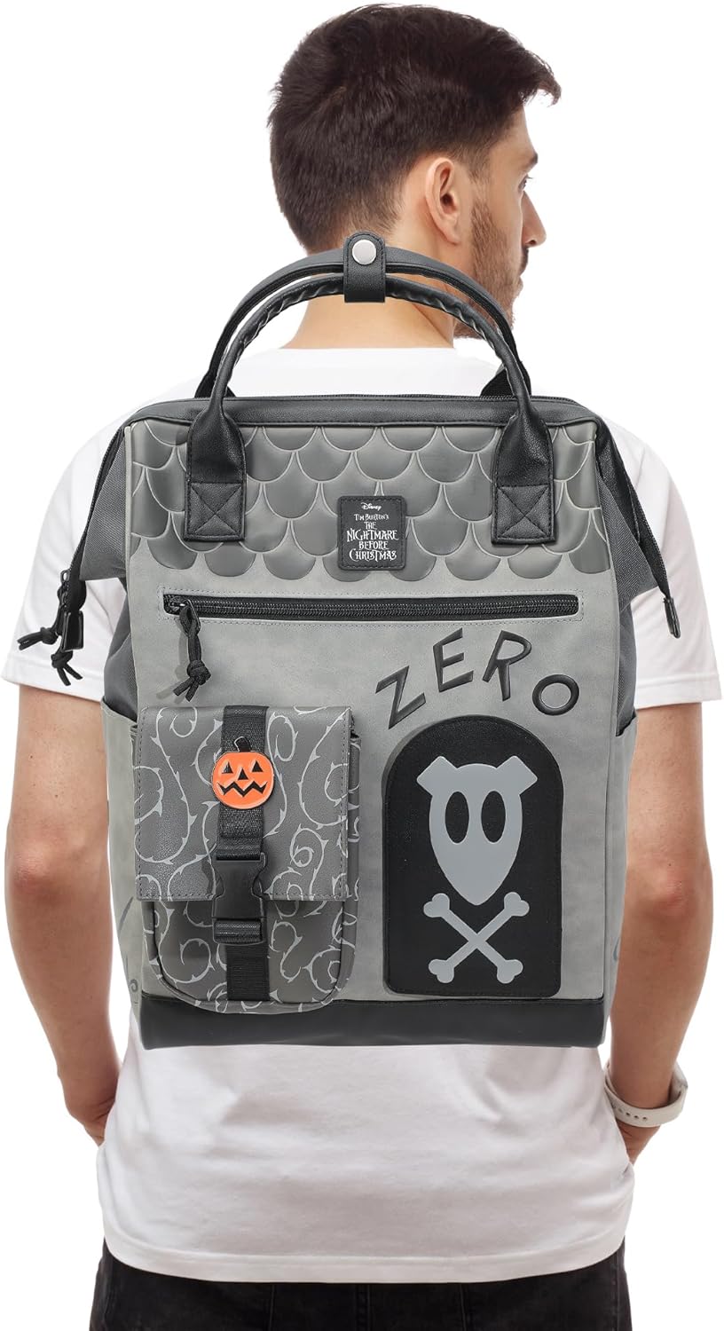 15" Backpack Bioworld Nightmare Before Christmas Zero Dog House Top Handle adult