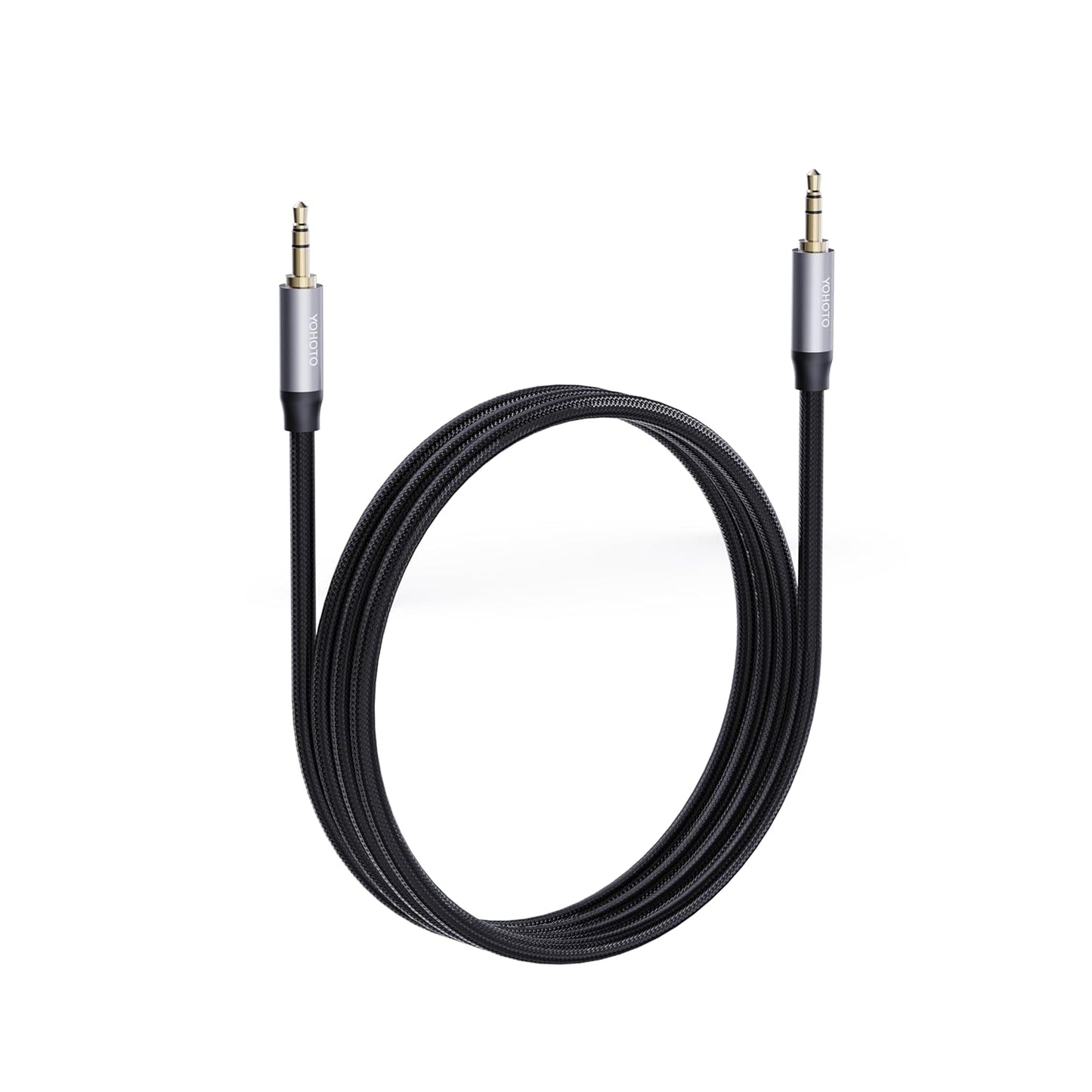 YOHOTO (4FT) AUX3.5mm Audio Cable Nylon Braided Aux Cord Male to Male Stereo Hi-Fi Sound Auxiliary Audio Cable