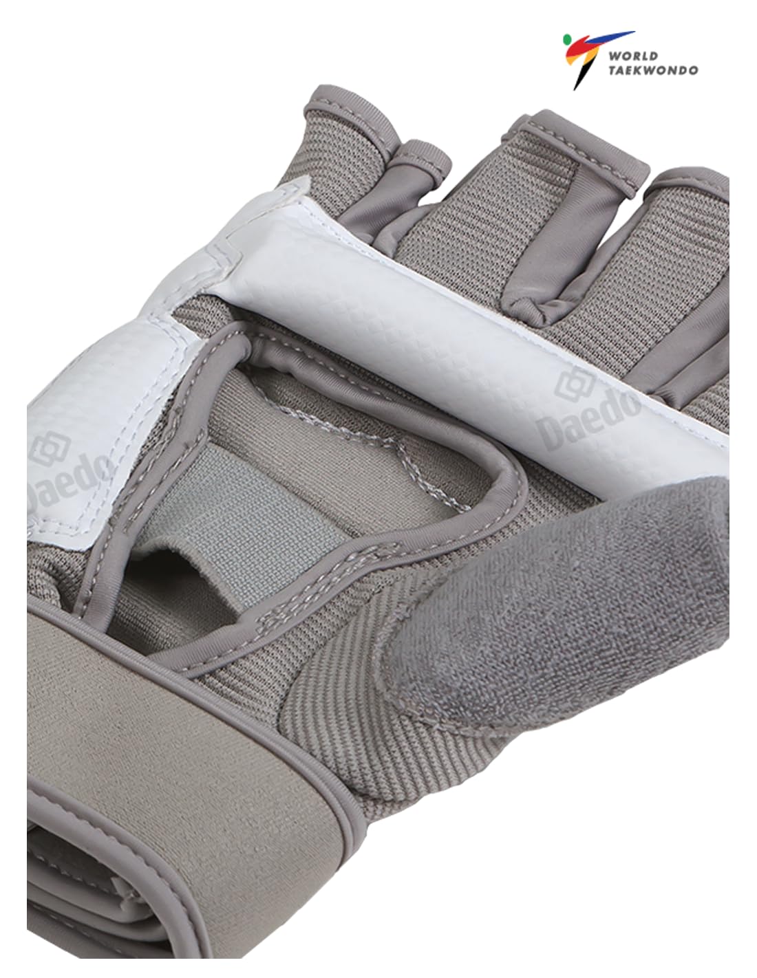 WT Recognized Taekwondo Hand Protector for International Competitions, Sponge, Synthetic Leather & Stretch Fabric – Comfortable and Durable Protection