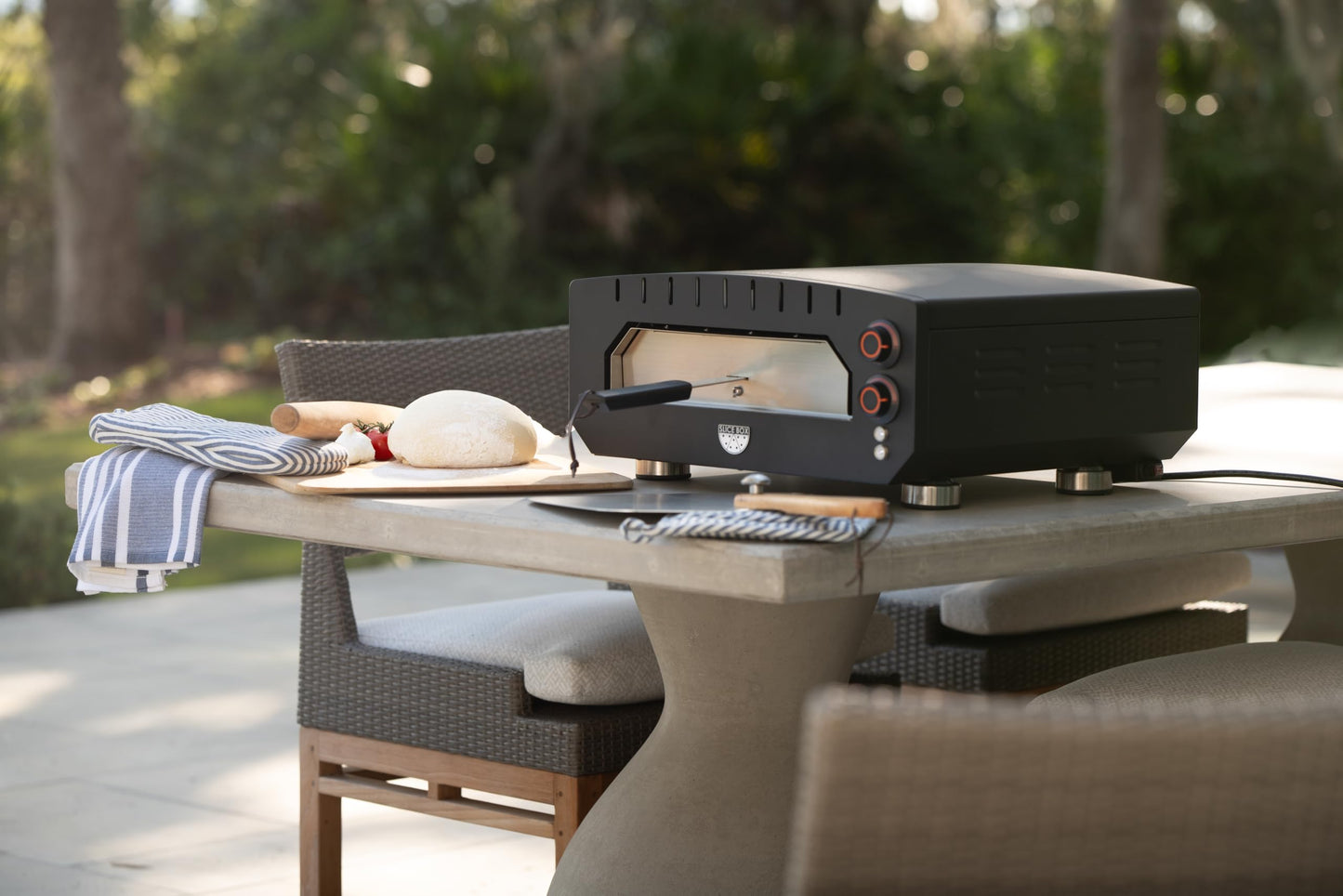 Fire Sense 67970 Slice Box Outdoor Electric Pizza Oven