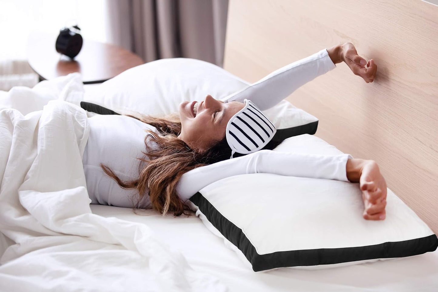 Utopia Bedding Queen Size Bed Pillows - Soft & Fluffy Down Alternative | Set of 2, Cooling Gusseted Design