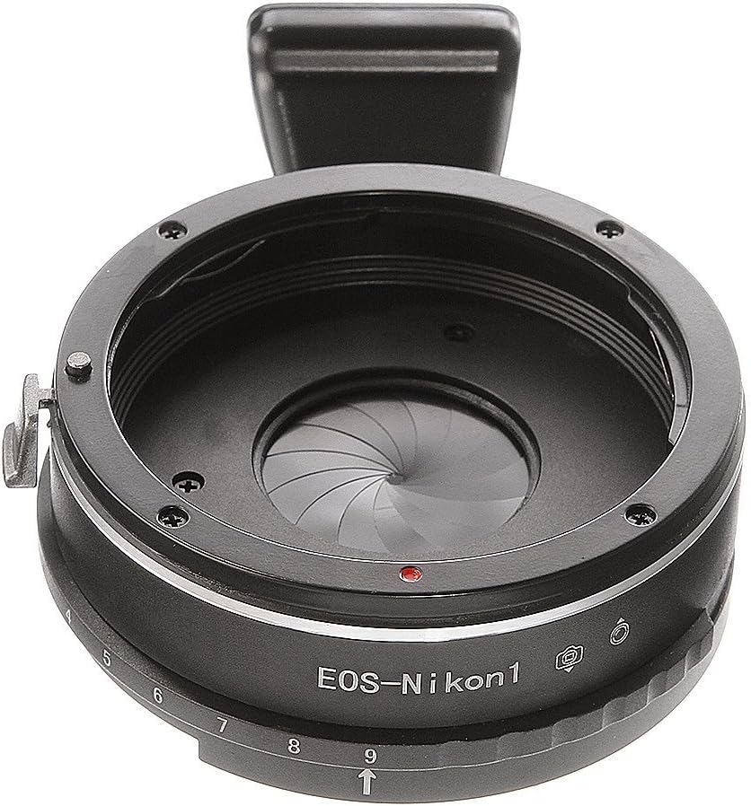 FocusFoto 1 N1 J1, J2, J3, J4, J5, S1, S2, V1, V2, V3, AW1 Pro Built-in Aperture Control Lens Mount Adapter Ring