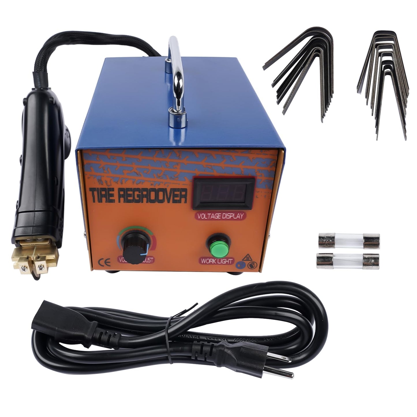 Getanye 110V 1000W Tire Grooving Machine Truck Tire Rubber Groover Grooving Tool Heated Machine Tyre Regroover