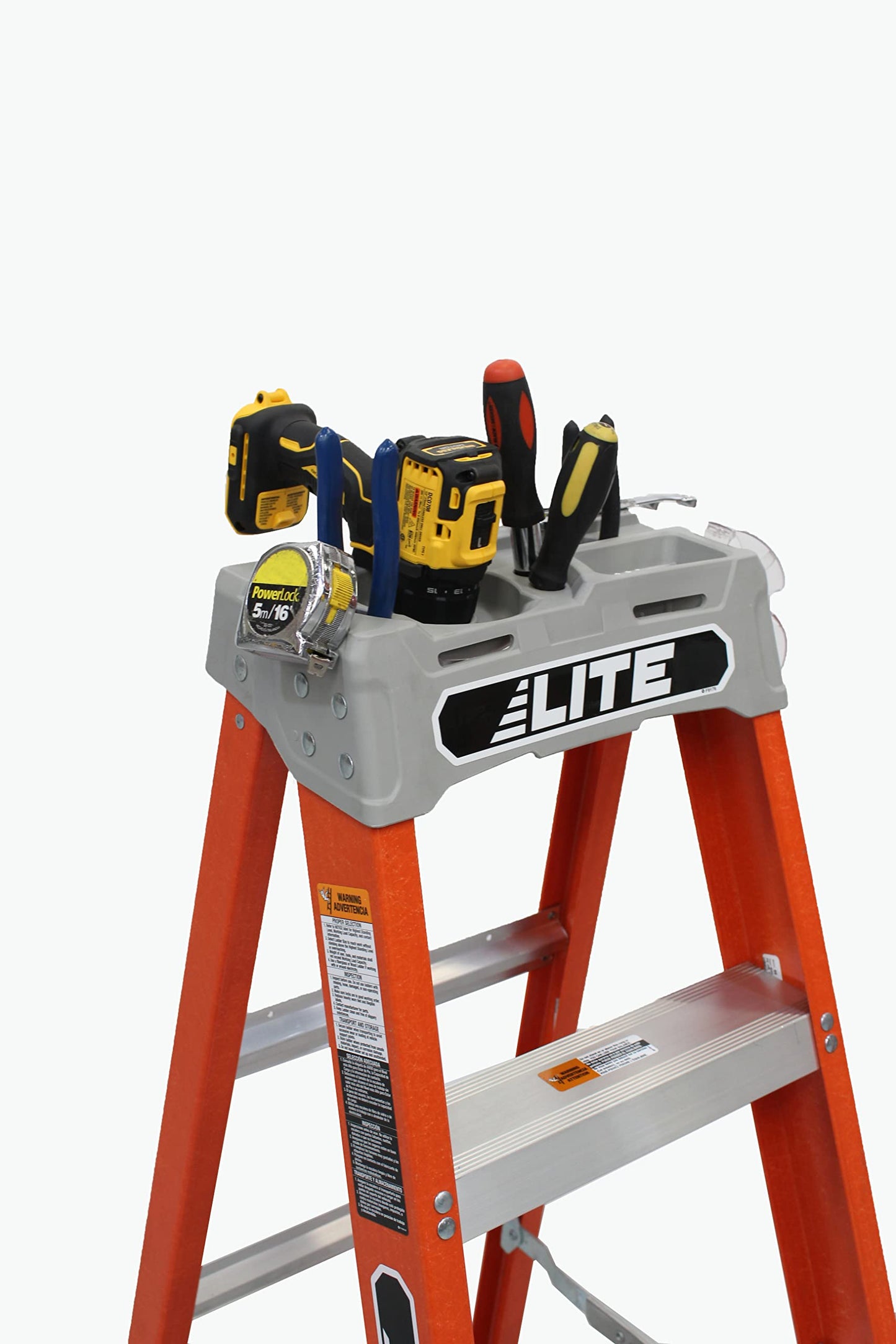 LITE 6-Foot Fiberglass Step Ladder, 300-Pound Load Capacity, Type IA, LP-3011-06