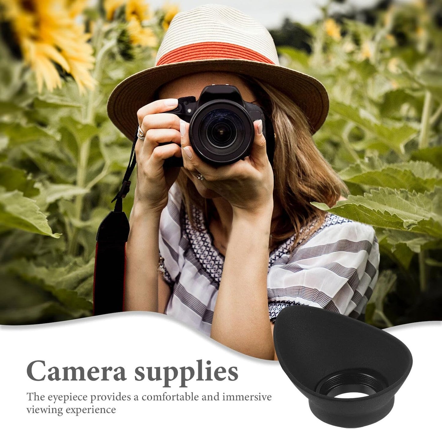 22mm HOMSFOU Viewfinder Eyecup Camera Eye Mask Fit Multiple Models Easy Install