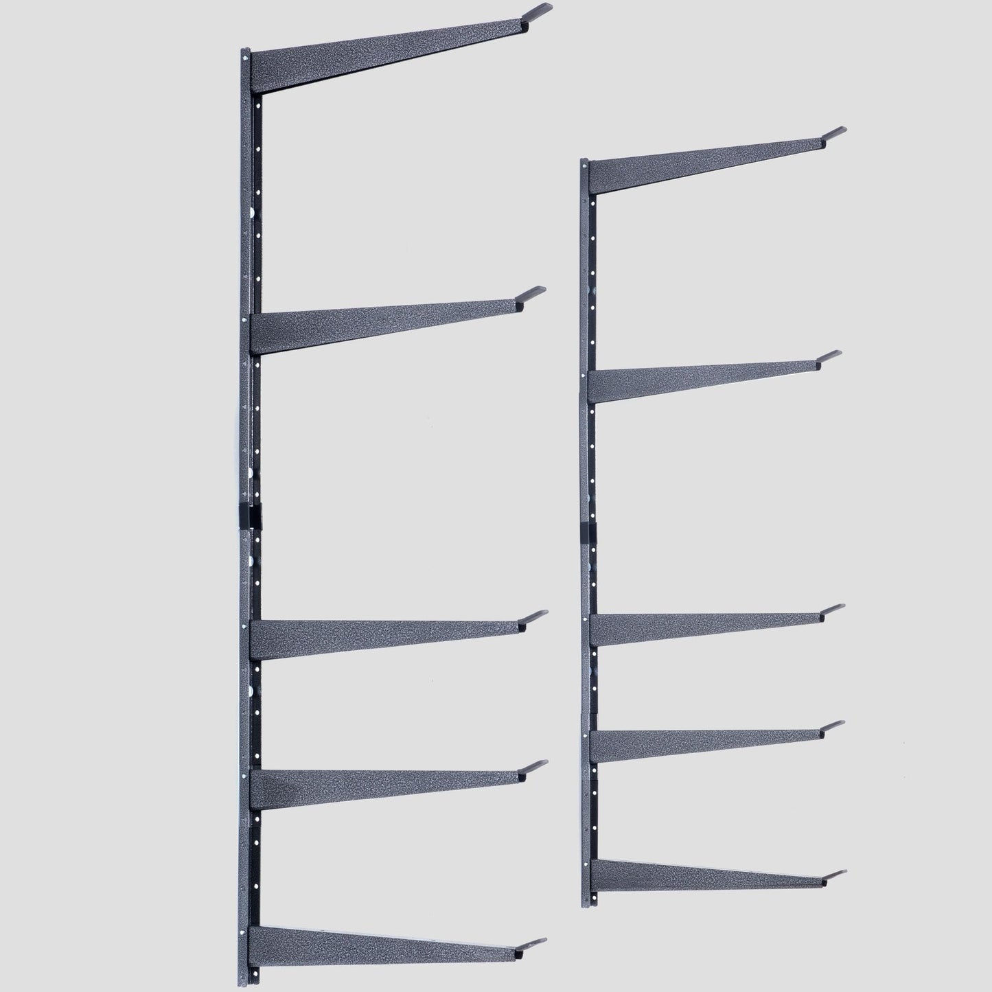 Delta Heavy Duty Lumber Storage Rack Cycle, Holds Up to 800 lbs - Easy to Install Wood Storage Rack with Fully Adjustable Arms - Steel Construction Storage Solution for Garage, Basement & Pantry