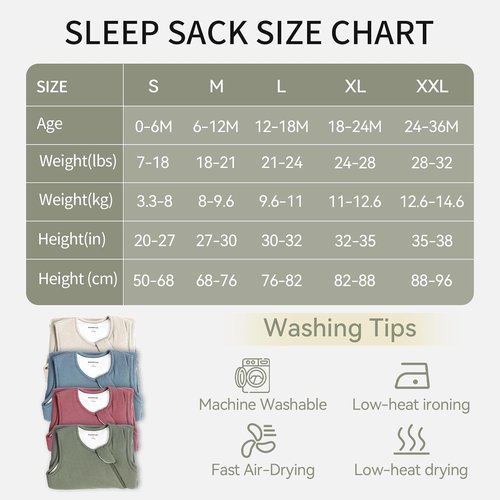 BubblePanda Bamboo Sleep Sack | Supersoft 1.0 Tog Toddler Blanket for Ages 2T-3T | Breathable & Unisex