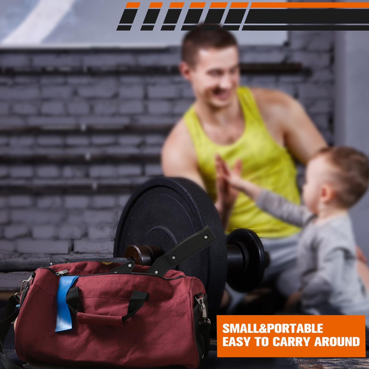 RitFit Deadlift Jack/Barbell Jack Unload 660LB Barbell Stand with Non-Slip Handle and Base, Perfect for Deadlift and Powerlifting