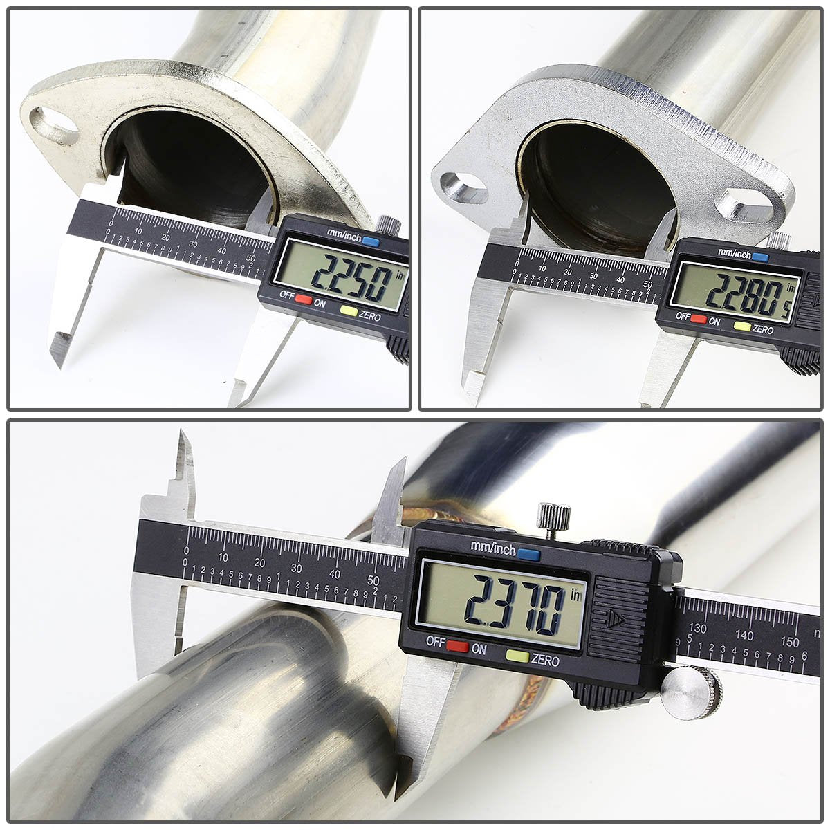 DNA MOTORING CBE-NM00-NRT Stainless Steel Cat Back Exhaust System [Compatible with 00-03 Nissan Maxima]