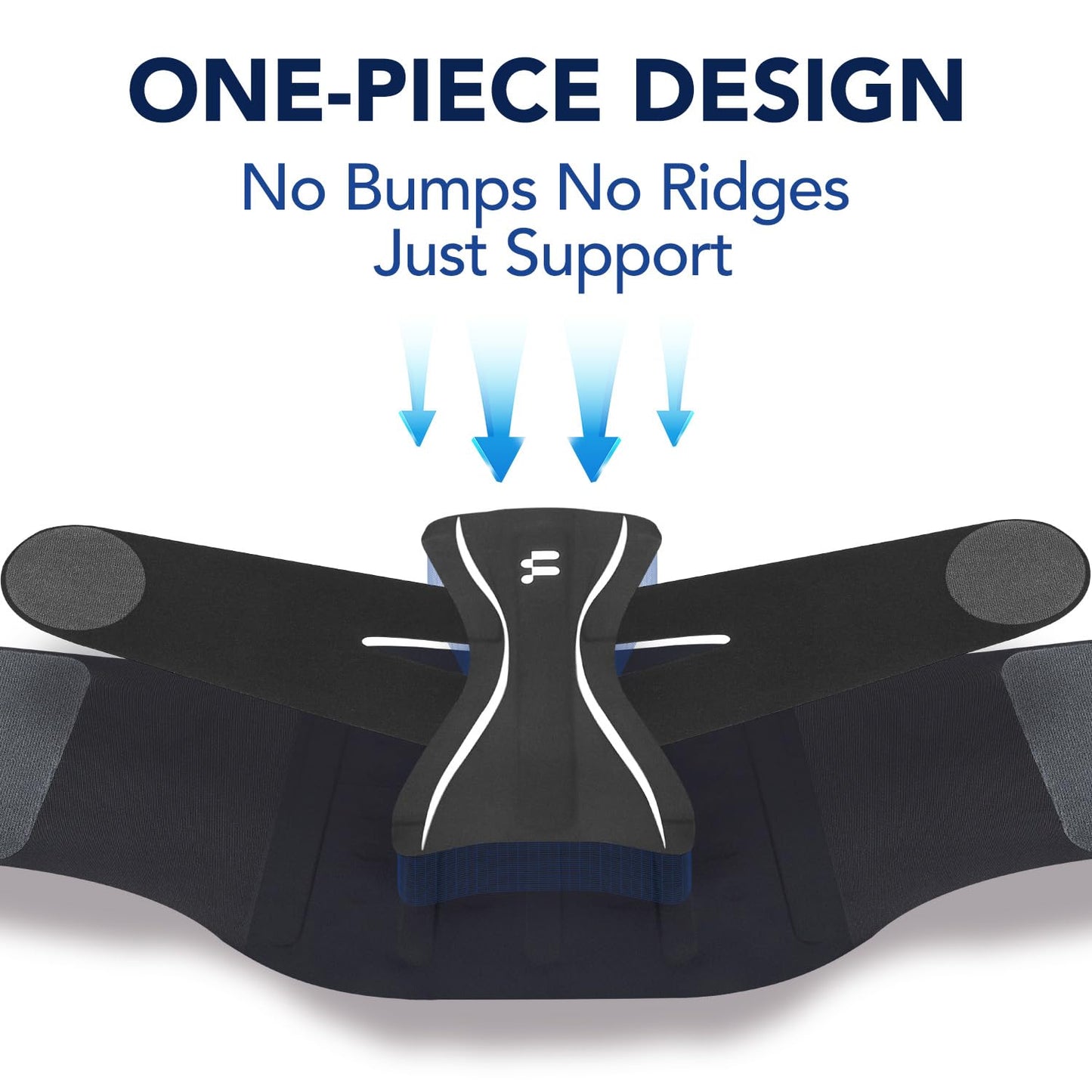 Fitomo Ultra Thin Back Brace for Women Men, Seamless Yoga Fabric for All Day Comfort, Slim-Fit, Wear under Clothes, Removable Lumbar Pad for Lower Back Pain, Sciatica, Posture, Lifting, Black, Size S
