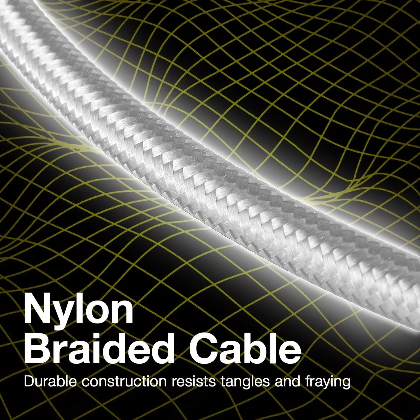 BoxWave MP3 (1.8 Cable Compatible with Dyzeryk Player in) - Micro USB DuraCable, Braided Micro USB Charging Cable