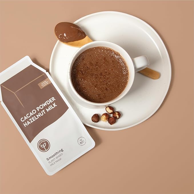 ESW Beauty Cacao Powder ??Smoothing Plant-Based Milk Face Mask ??Cacao & Hazelnut for Aging & Sensitive Skin ??Plumps, Softens & Promotes Youthful Complexion