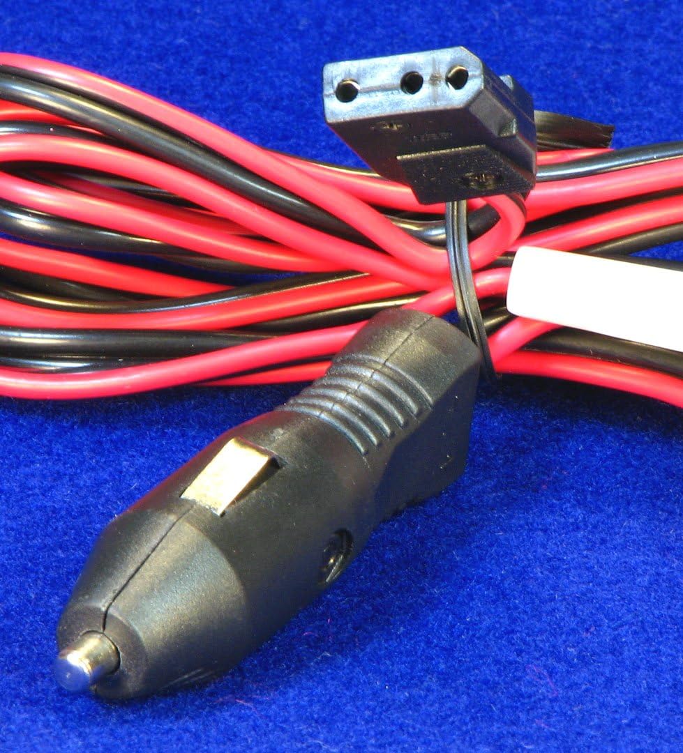 WORKMAN 16 3 CB3AP POWER CORD w/ LIGHTER PLUG Heavy Duty ga with pin socket for CB Ham Radios