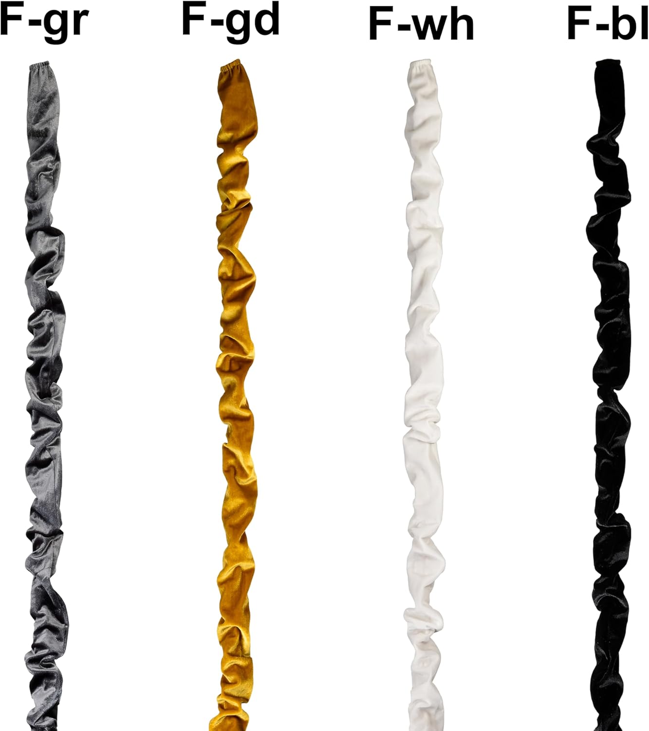 Antique House 1 Pack 70.8 inches Chandelier Chain Covers Gold Cable Covers Brushed Polyester Fabric Chain Sleeve