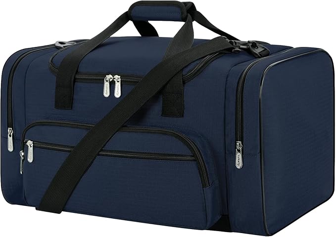 Sports Duffel Bag 22 Inch Travel Gym Duffle - Blue