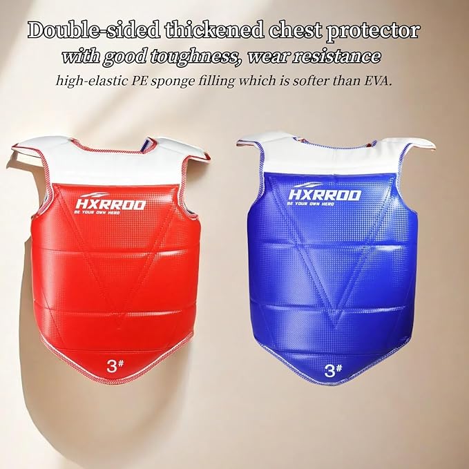 WT Taekwondo Martial Arts TKD Body Protector Reversible Chest Guard Protector hogu