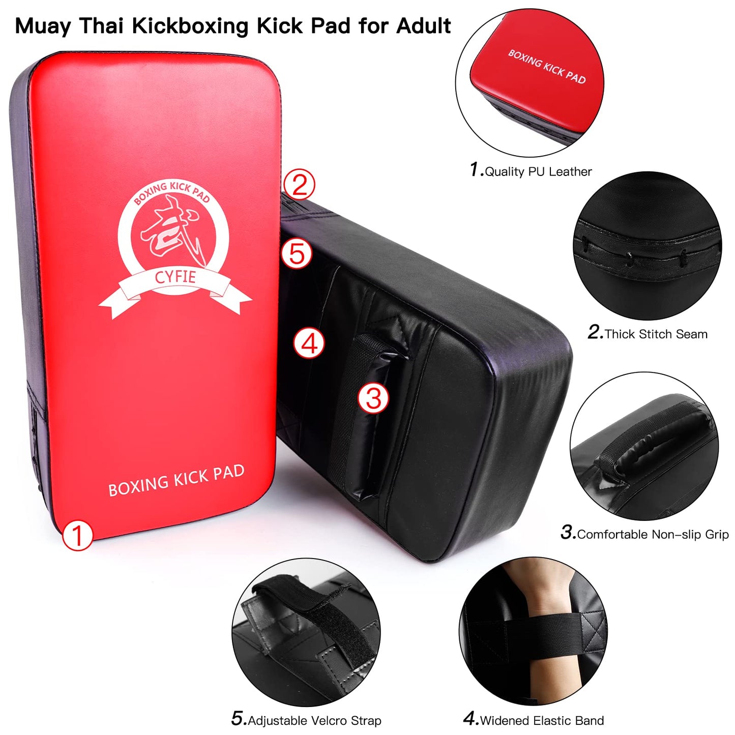 3-in-1 Boxing Equipment Punching Gloves Mitts Kick Pack Set for Kids Karate Mitts Pad for Beginners Arm Pad for Children Boxing Gloves for Muay Thai, Taekwondo, MMA Training, Gift for Kids Child