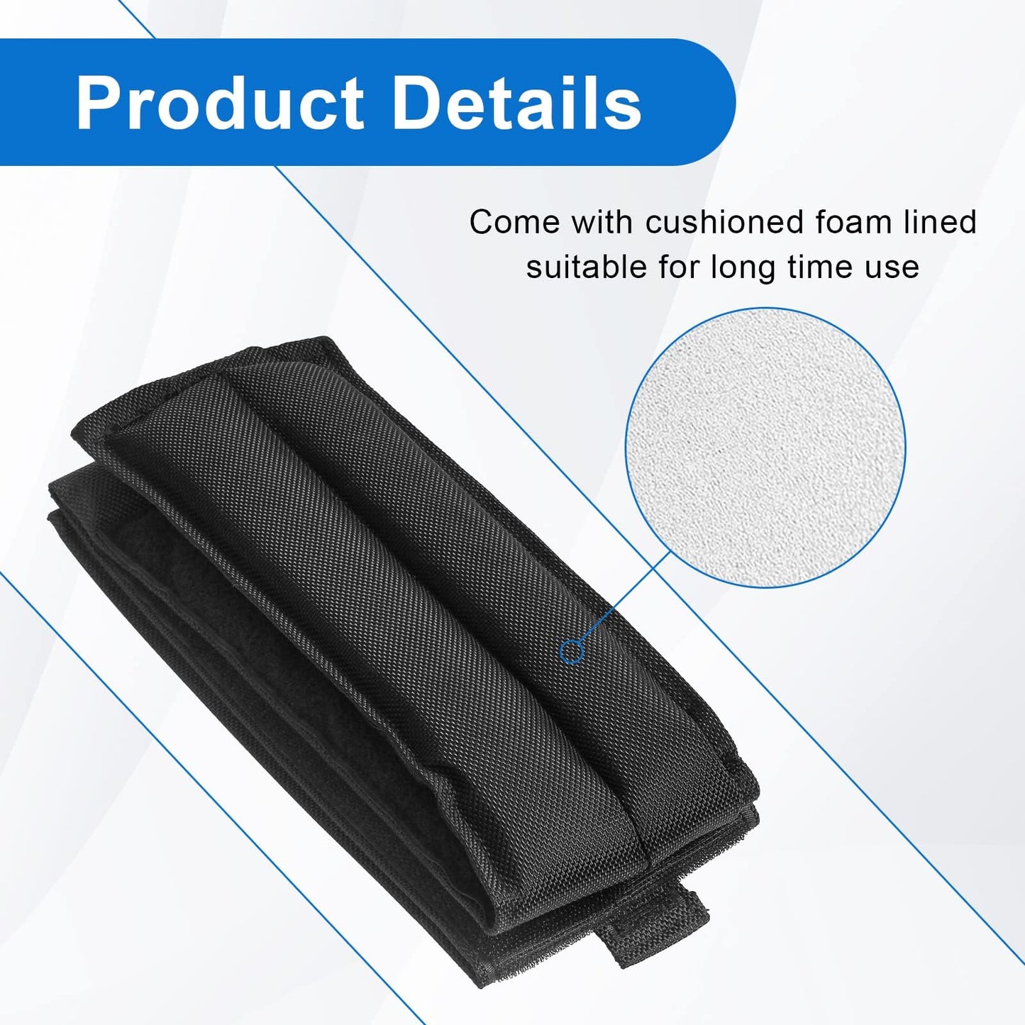 Drywall Stilts Special Straps to Relieve Pressure, Stilt Leg Tightening Bandage，Suitable for Various Brands of Stilts（2pack）