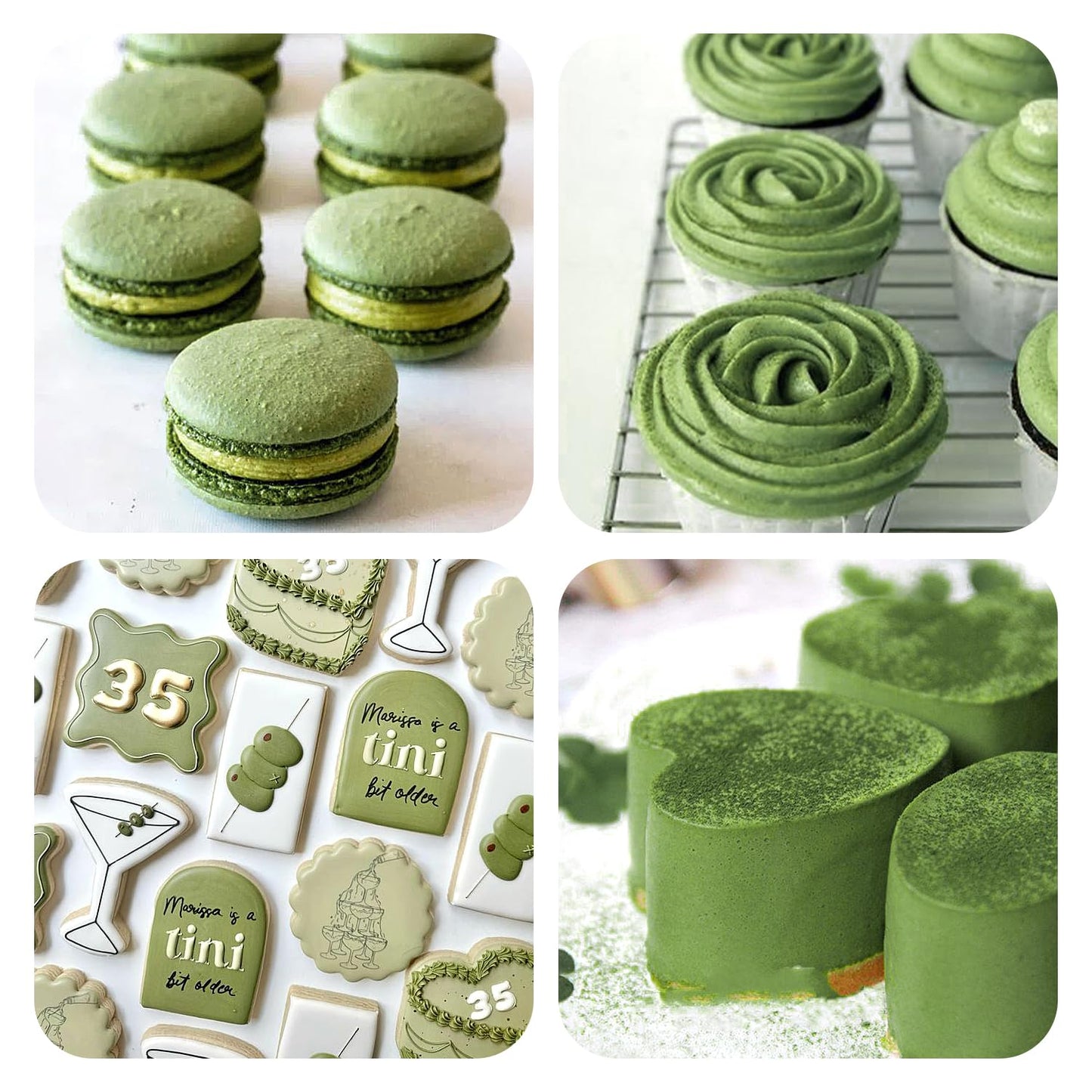 Pandalab Olive Gel Food Coloring - High Concentrated 2 Ounce Dye for Baking, Icing, and Slime
