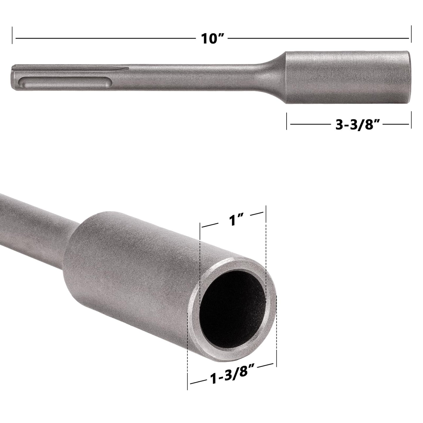 Berserker 12-Pound SDS-Max Demolition Jack Hammer with SDS Max Ground Rod Driver for 5/8 Inch & 3/4 Inch Ground Rods