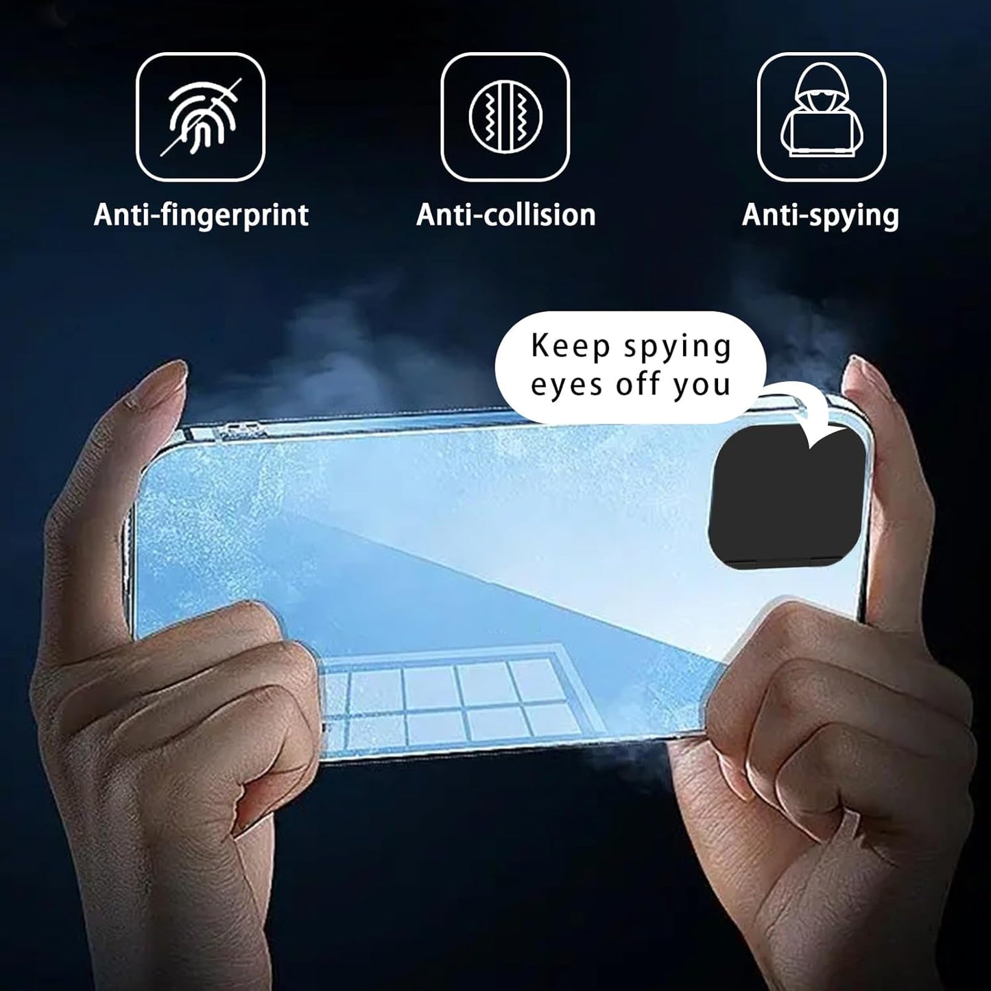 EYSOFT 14 14 Recognition2Pack Privacy Cover Compatible for iPhone /iPhone Plus Front Camera Cover,Protect Privacy
