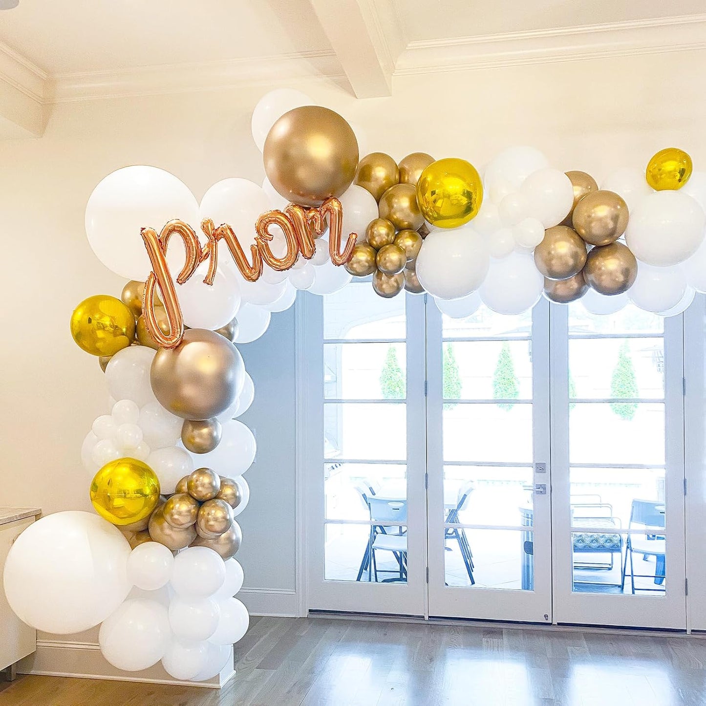 Voircoloria White Pearl Latex Balloons - 12 Inch, 66 Pack | Perfect for Weddings, Birthdays & Showers