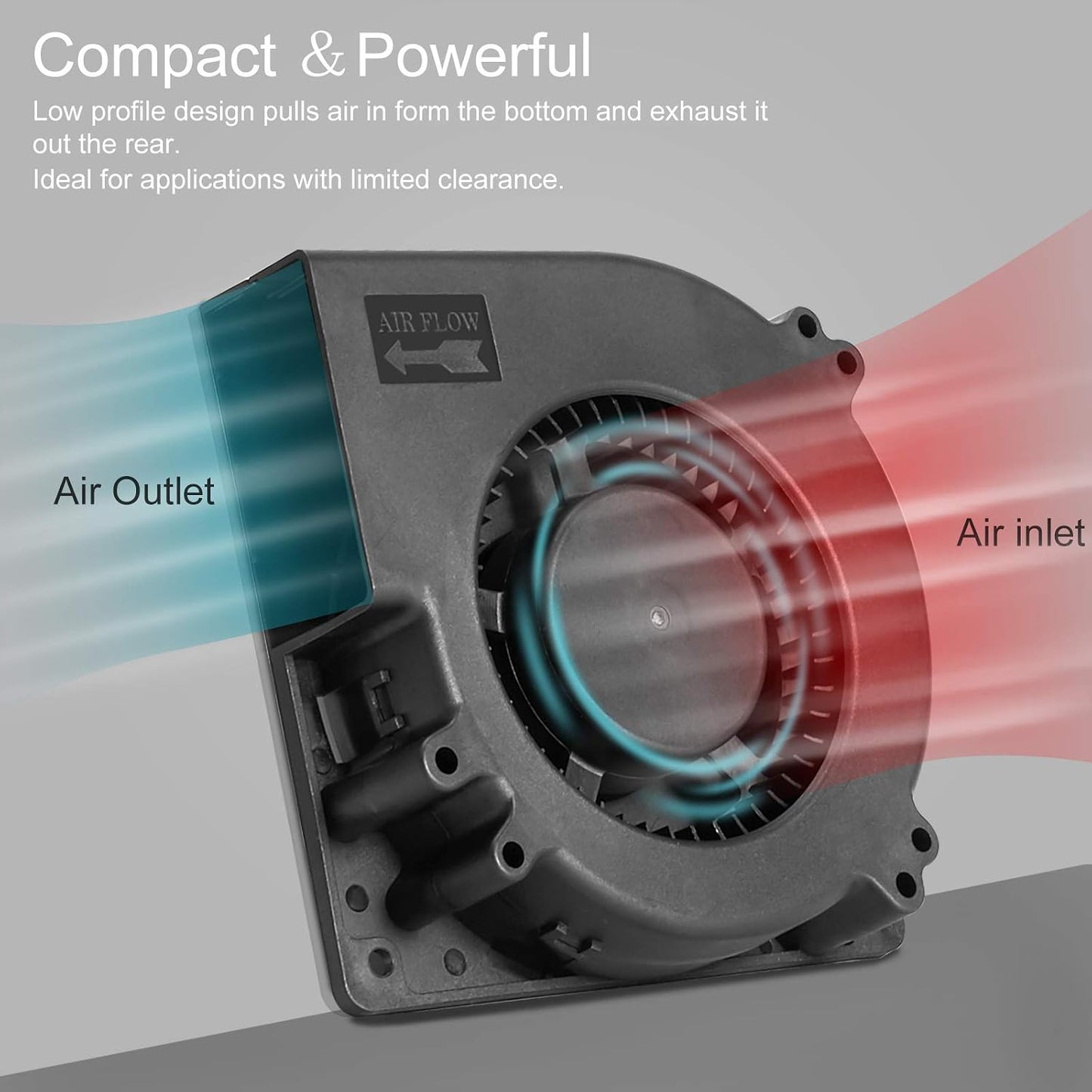 120mm 12V 110V 115V 12V 2A DC Blower Cooling Fan, AC to DC Power Cord with Speed Controller,for Router Receiver DVR