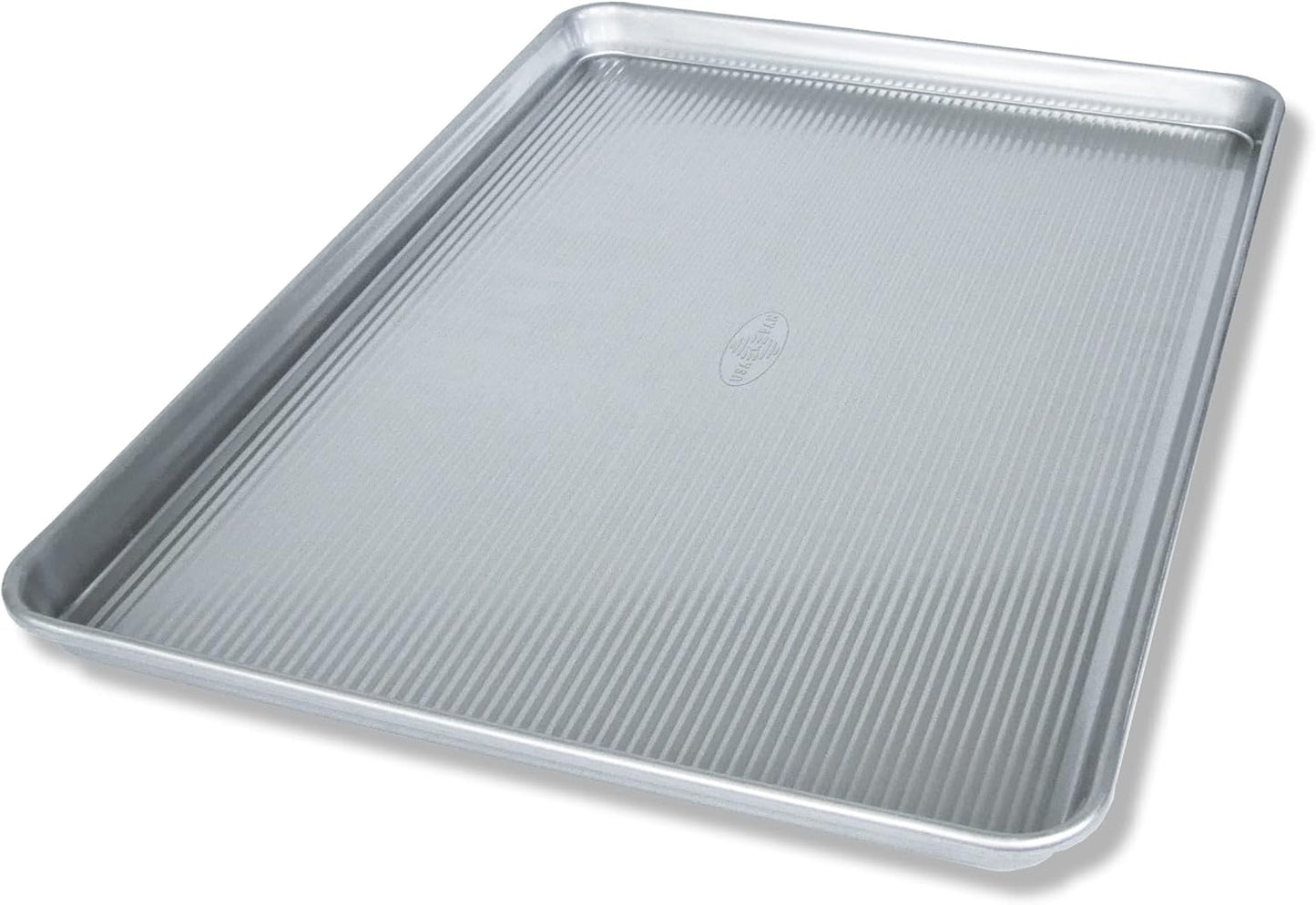 USA Pan Extra Large Half Sheet Baking Pans - Commercial Grade Aluminized Steel Bakeware