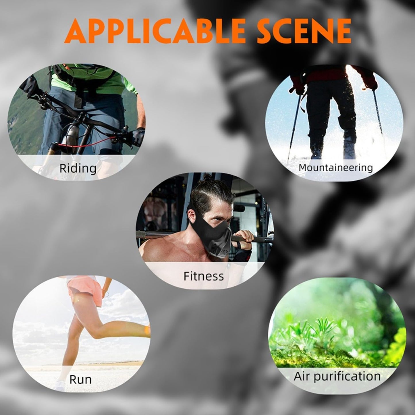 The oxygen blocking training mask can adjust breathability to simulate high-altitude environments and enhance cardiovascular function, making it an ideal choice for cycling, running, and fitness