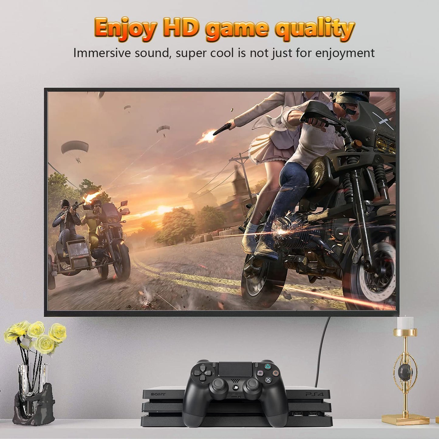 Spofit 10 Pack 3ft, 18Gbps Cord,1080p@60Hz,Dolby PS3,TV, HDMI Cable High Speed HDMI Braided TrueHD,DTS-HD Compatible