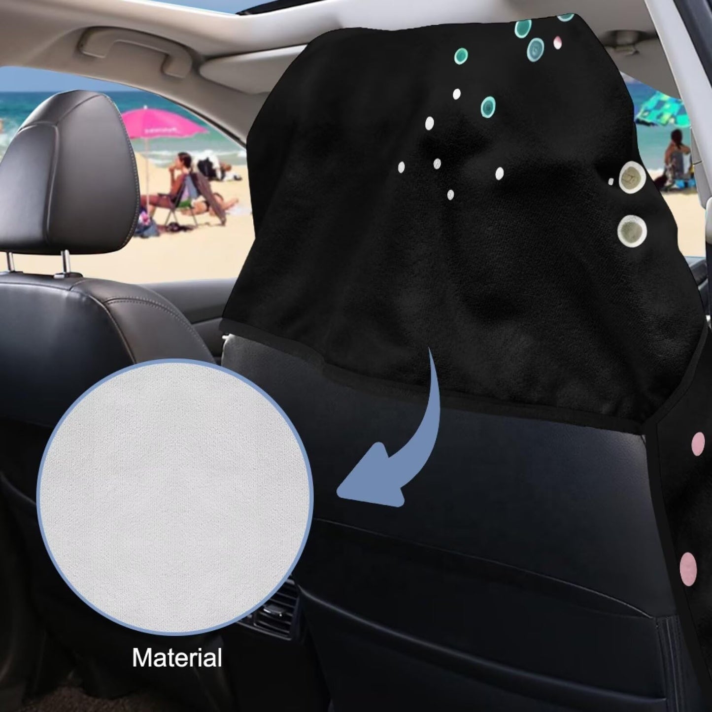 Horeset Aesthetic Dragonfly Sports Car Towel Seat Protection Workout Outdoor Activities Car Seat Cover Towel Easy Installation Seat Covers for SUV Trucks Cars Sedan Van