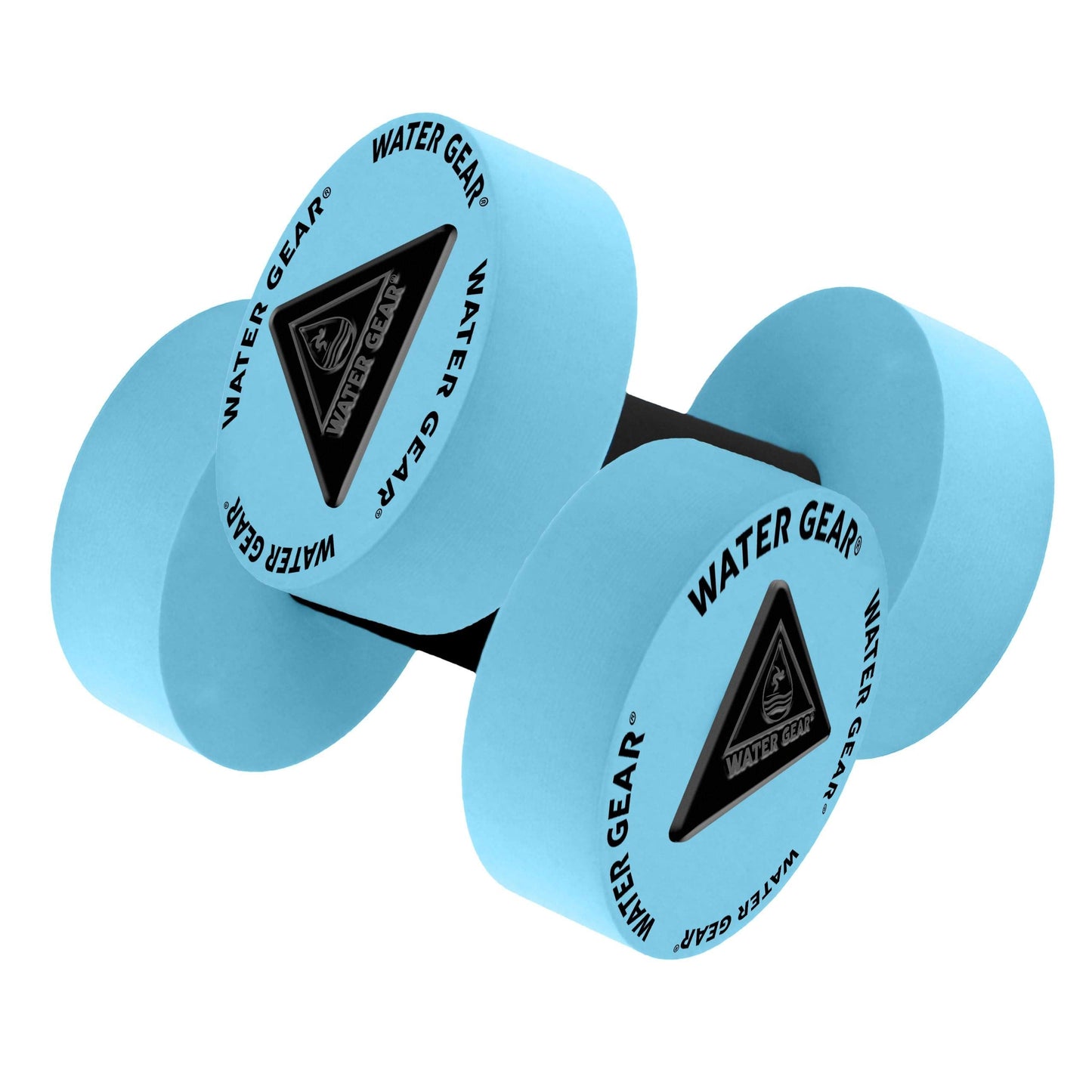 Water Gear Resistance Bells - Water Fitness and Pool Exercise - Intense Workout Without Added Stress - Easy on Joints (AQUA, 40% Resistance)