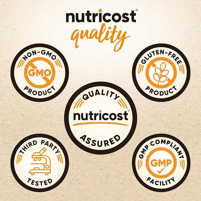 Nutricost Organic Egg White Protein Powder 8oz (Unflavored) - 15 Grams Protein Per Serving, GMO-Free, Gluten Free